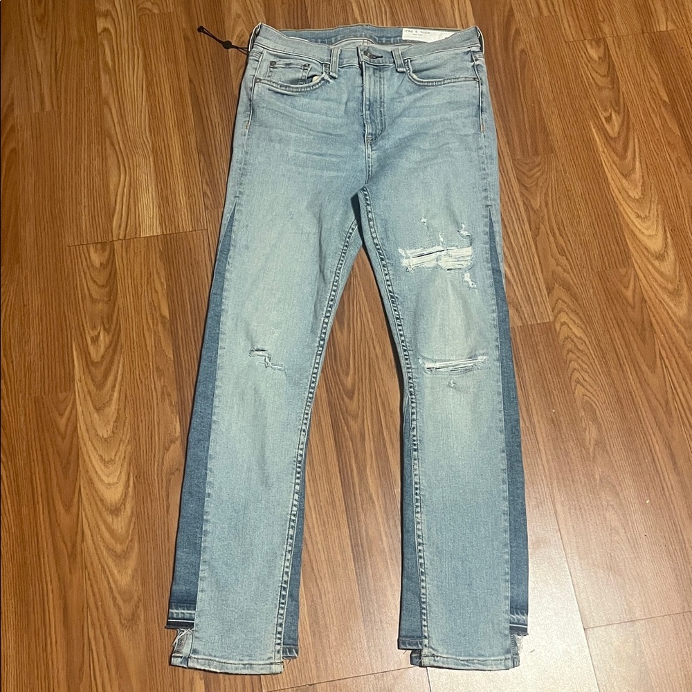 Rag & Bone Light Blue Denim Pants